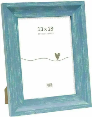 Zdjęcie produktu dla Ręcznie malowana ramka na zdjęcia Deknudt S67UF6 Blue 13,0 x 18,0 cm