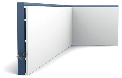 Image de Orac Decor SX207 MODERN SQUARE Plinthe Moulure décorative Dalle pour mur et plafond Cimaise 2 m