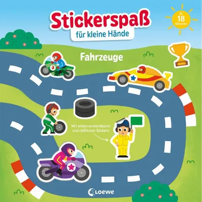 Obrázek produktu pro Stickerspaß für kleine Hände - Fahrzeuge