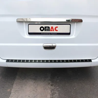 Produktbild von Ladekantenschutz Stoßstange für Mercedes Vito Viano W639 Chrom Kohlefaserfolien
