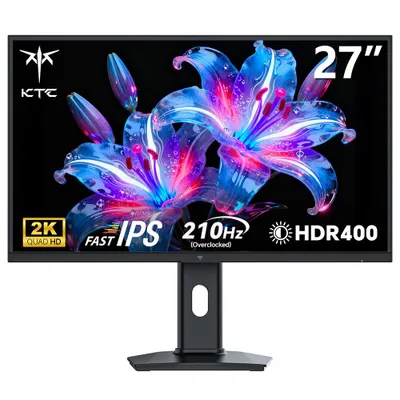 Produktbild von KTC H27T7P-2 27 Zoll Gaming Monitor WQHD 2560×1440 Fast IPS 210Hz 1ms HDR400 FreeSync G-Sync höhenverstellbar