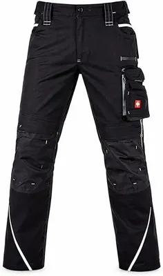 Produktbild von Engelbert Strauss Bundhose e.s.motion 2020 Schwarz/Platin Arbeitshose Gr. 48