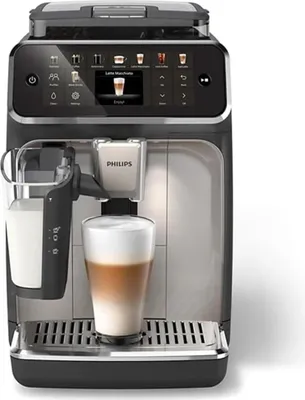 Obrázek produktu pro Philips 5500 series Series 5500 LatteGo EP5547/90 Automatický kávovar, Espresso kávovar, 1,8 l, Kávová zrna, Vestavěný mlýnek, 1500 W, Šedá