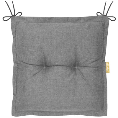 Produktbild von Herlag Hockerauflage AVA Sun-Guard 50x50x9cm Silber Polster für Gartenhocker extra dick UV- & Fleckschutz