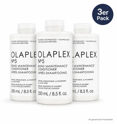 Produktbild von Olaplex No. 5 Bond Maintenance Conditioner 250 ml – 3er Pack, KI-generiertes Bild