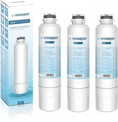 Obrázok produktu pre Filtračný vložka do chladničky Wessper 3x, kompatibilná s modelmi Samsung DA29-00020B, DA97-08006A-B, HAF-CIN EXP, DA29-00020A, DA29-00019A – náhradná vložka