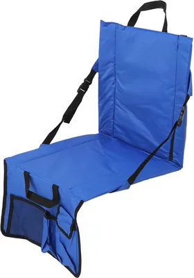 Obrázek produktu pro Skládací židle pro stadion Nastavitelný úhel 600D Oxford Cloth Přenosné polštáře s kapsou pro Sandbeach Picnic BBQ Blue