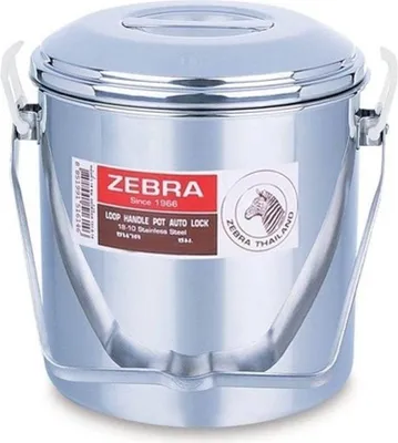 Produktbild von Outdoor-Kochtopf Billy Can 1,4 Liter 12 cm Ø aus rostfreiem Stahl mit Deckel und Innenschale