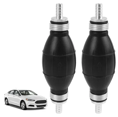 Productafbeelding van 2 stuks 8 mm brandstofpomp, handpomp voor benzine, diesel, olie en water
