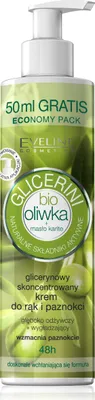 Produktbild von Eveline Cosmetics Glicerini – feuchtigkeitsspendende, beruhigende Handcreme