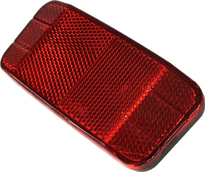 Produktbild von Reflektor Gepäckträgermontage Rot 80 mm Rückstrahler
