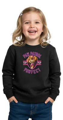 Produktbild von Spreadshirt Paw Patrol Skye Pawfect Kinder Premium Pullover, 158/164 (12 Jahre), Schwarz