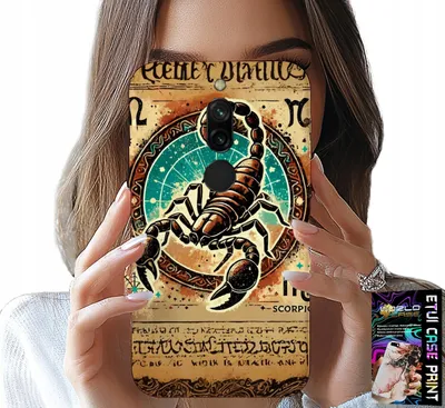 Image de Etui Do Xiaomi Redmi 8 - Skorpion Znak Zodiaku Astronomia + Folia