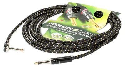 Produktbild von Instrumentenkabel SC-Classique, 1  x  0,50 mm² | Klinke / Klinke 90°, HICON | 6,00m | weiß