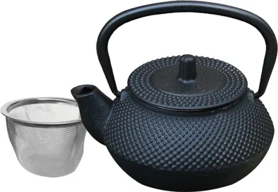 Produktbild von Kinghoff Gusseisen-Teekanne, Teesieb 0,3l KH1817