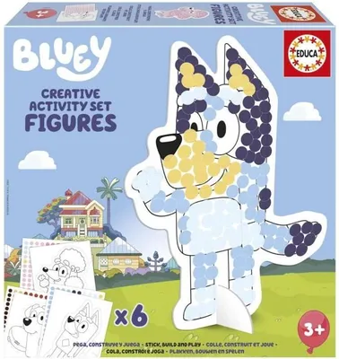 Produktbild von Educa 3d Bluey Kreativ-set Puzzle Mehrfarbig  Mehrfarbig One Size