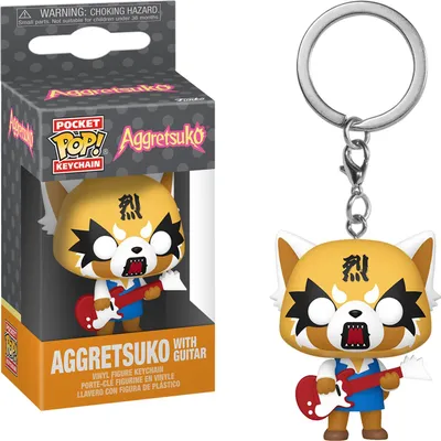 Produktbild von Aggretsuko - Aggretsuko with Guitar Schlüsselanhänger Funko Keychain