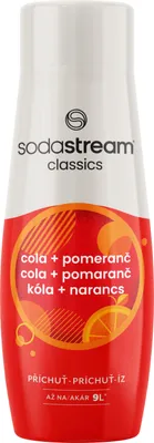 Obrázek produktu pro SodaStream 1524208490, Sirup pro výrobník sody, Šedá, Oranžová, Červená, Kola, Pomeranč, 440 ml, 9 l, 1 kusů