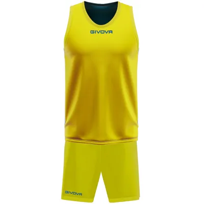 Produktbild von giallo/azzurro L|Givova Basketball Wende Trikot-Set KITB03-0702
