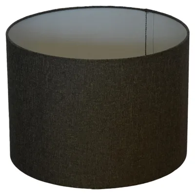 Produktbild von Lampenschirm Ø 20 x 15 cm schwarz Zylinderförmig