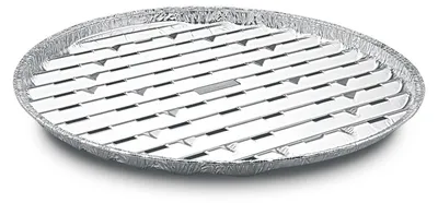 Produktbild von 15x Alu-Grillpfannen Grillschalen BBQ rund ALU Ø 34cm mehrfach verwendbar