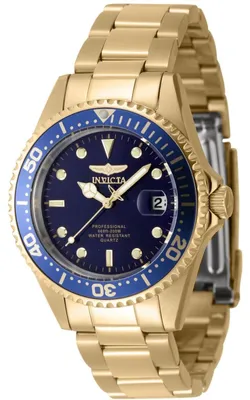 Zdjęcie produktu dla Invicta Pro Diver 8937OB Zegarek Męski - Mechanizm Kwarcowy - Stal Nierdzewna z Niebieską Tarcza - 38 mm