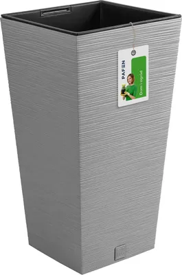 Produktbild von Blumentopf Pflanzkübel FURU Square Balkonkasten Blumenkübel Grau 91,5 L