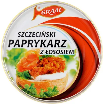 Zdjęcie produktu dla GRAAL Paprykarz szczeciński z łososiem 330g