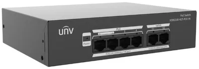 Image de Commutateur PoE Uniview NSW2100-6GT-POE-IN, 4 ports