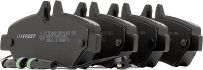 Produktbild von FAST FT29020 Bremsbeläge Satz Hinten Bremsklötze passend für MERCEDES-BENZ SPRINTER 3,5-t Kasten (906) SPRINTER 3-t Kasten (906) SPRINTER 3,5-t Bus