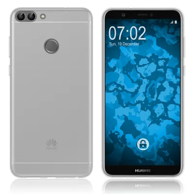 Produktbild von PhoneNatic Case kompatibel mit Huawei P Smart - clear Silikon Hülle Slimcase Cover