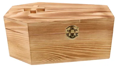 Produktbild von Holzaufbewahrungsbox für Halloween, Multifunktional