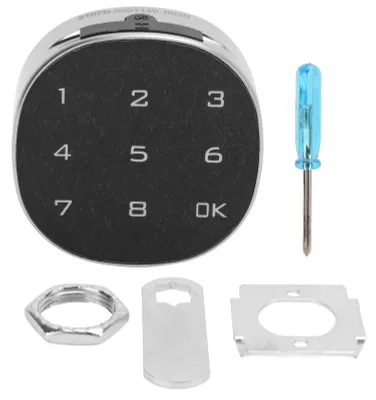Produktbild von Elektronische Passwortsperre, Touchscreen, Diebstahlschutz für Aktenschrank, Schließfach, Schublade, Briefkasten, 30 mm
