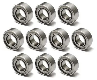 Kugellager MR84ZZ, 4x8x3 mm, 10 Stück, Stahlkugeln