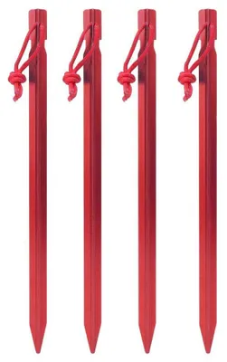 Zdjęcie produktu dla 4 sztuki, 23 cm, aluminiowe kołki do namiotu