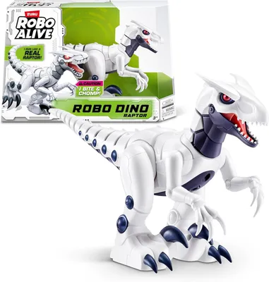 Imagen del producto de Dinosaurio robot Velociraptor, articulado, con sonido, juguete para niños
