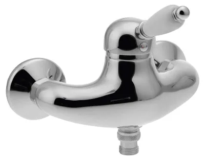 Produktbild von Sapho KIRKÉ WHITE Duscharmatur, weißer Hebel, Chrom