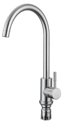 Produktbild von Edelstahl Küchenarmatur mit Warm- und Kaltwasser