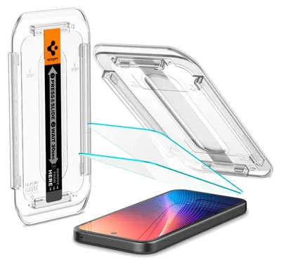 Produktbild von Spigen GLAS.tR EZ Fit, Google, Pixel 9a, Kratzresistent, Transparent, 2 Stück(e)