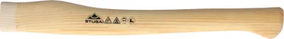 Produktbild von STUBAI Ersatzstiel geölt aus hochwertigem Eschenholz | 450 mm, 350 g | Holzstiel passend zum Handsappie Nature