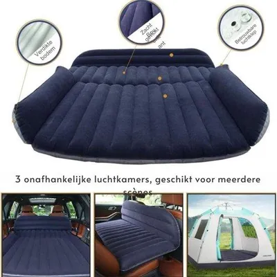 Obrázek produktu pro Automatras pro SUV – nafukovací matrace na kempování – silné nafukovací matrace pro outdoorové aktivity