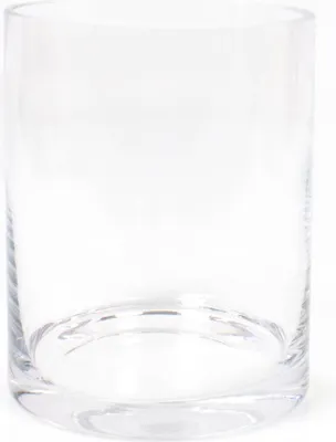 Produktbild von INNA-Glas Zylinder Vase Sansa aus Glas, klar, 15cm, Ø 12cm - Blumenvase - Tischvase