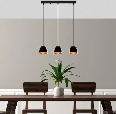 Produktbild von Opviq, MUGO- MUGOFLG, Schwarz, Kronleuchter, 62 x 17 x 110 cm, Metallkörper