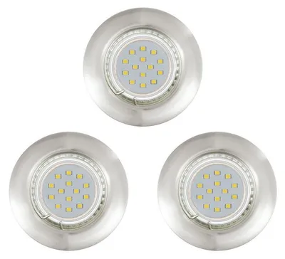 Obrázek produktu pro EGLO Peneto, Zapuštěné bodové světlo, GU10, 6 W, 3000 K, 240 lm, Nikl