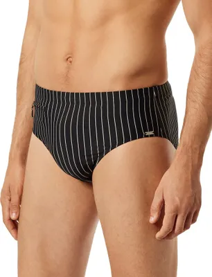 Produktbild von Schiesser Herren Badehose Slip Komfort Gr. 6  schwarz