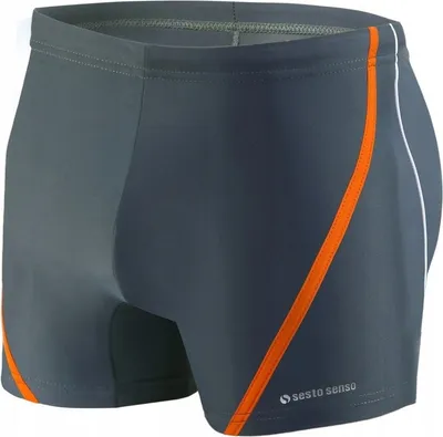 Produktbild von Sesto Senso Herren Badeboxer – enganliegend, elastisch | Komfort für Strand und Schwimmbad | Kontraststreifen | Drei Farben | Größen S-XXL