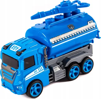 Immagine prodotto di Camion blu Giocattolo in metallo e plastica - Veicolo robusto Parti mobili