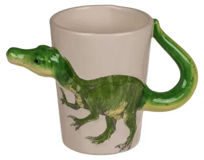 Produktbild von Kaffetasse ca. 250 ml mit 3D Dino Design Tasse Dinosaurier Kindertasse