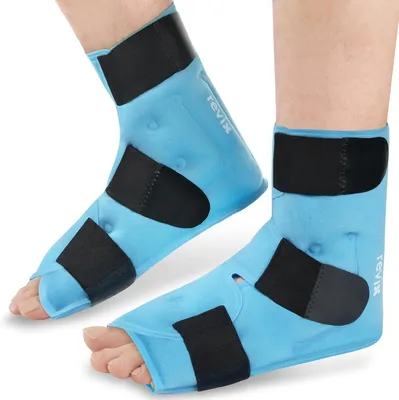 Productafbeelding van Grote, herbruikbare gel-koudecompressie verband voor voetproblemen, met compressietherapie, voor volledige dekking, geschikt voor herstel na inspanning