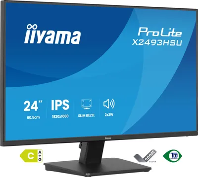 Produktbild von 24" IPS-panel, 1920x1080@120Hz, 1ms (MPRT), 350cd/m², 1500:1, Speakers, HDMI, DisplayPort, USB 2x2.0